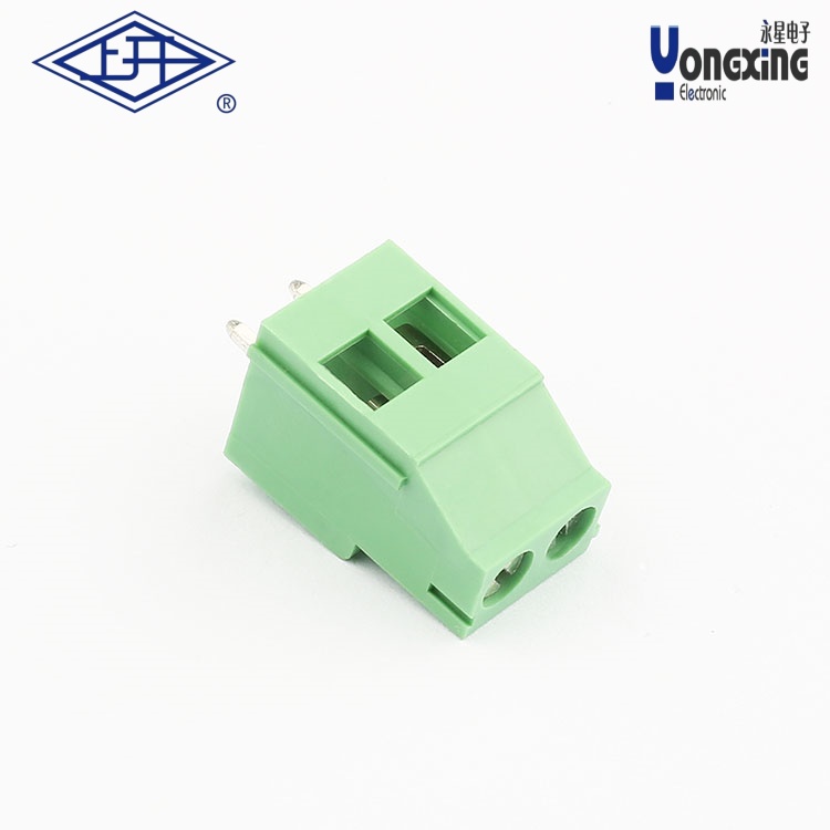 YB螺钉式PCB两针接线端子