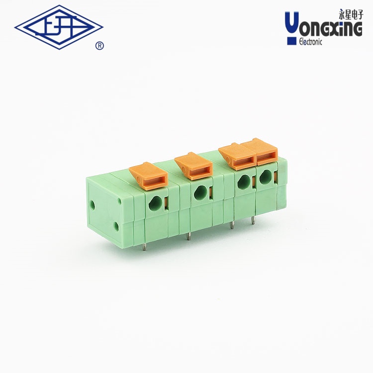 YX弹簧式PCB接线端子