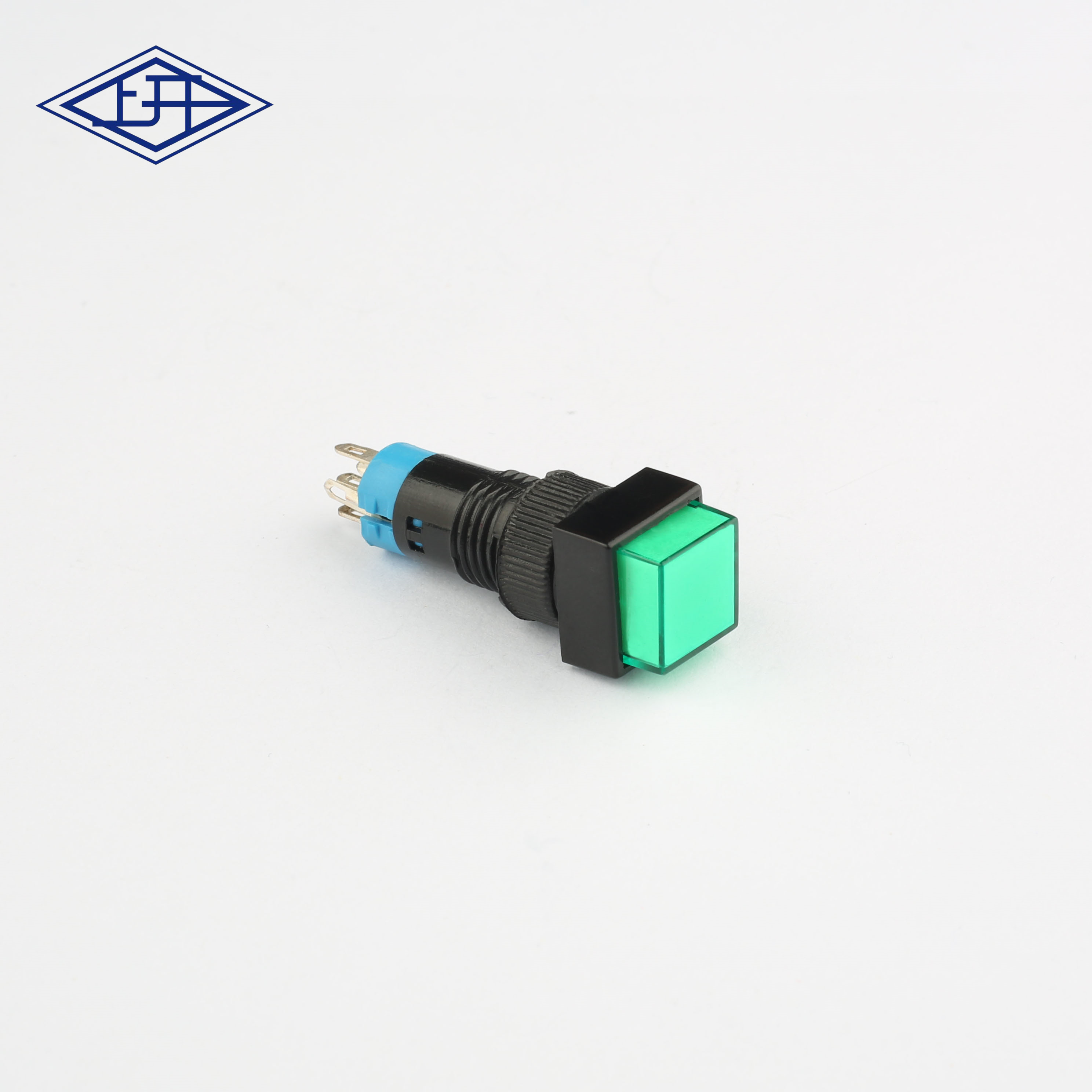 AD10无锁带灯方形按钮