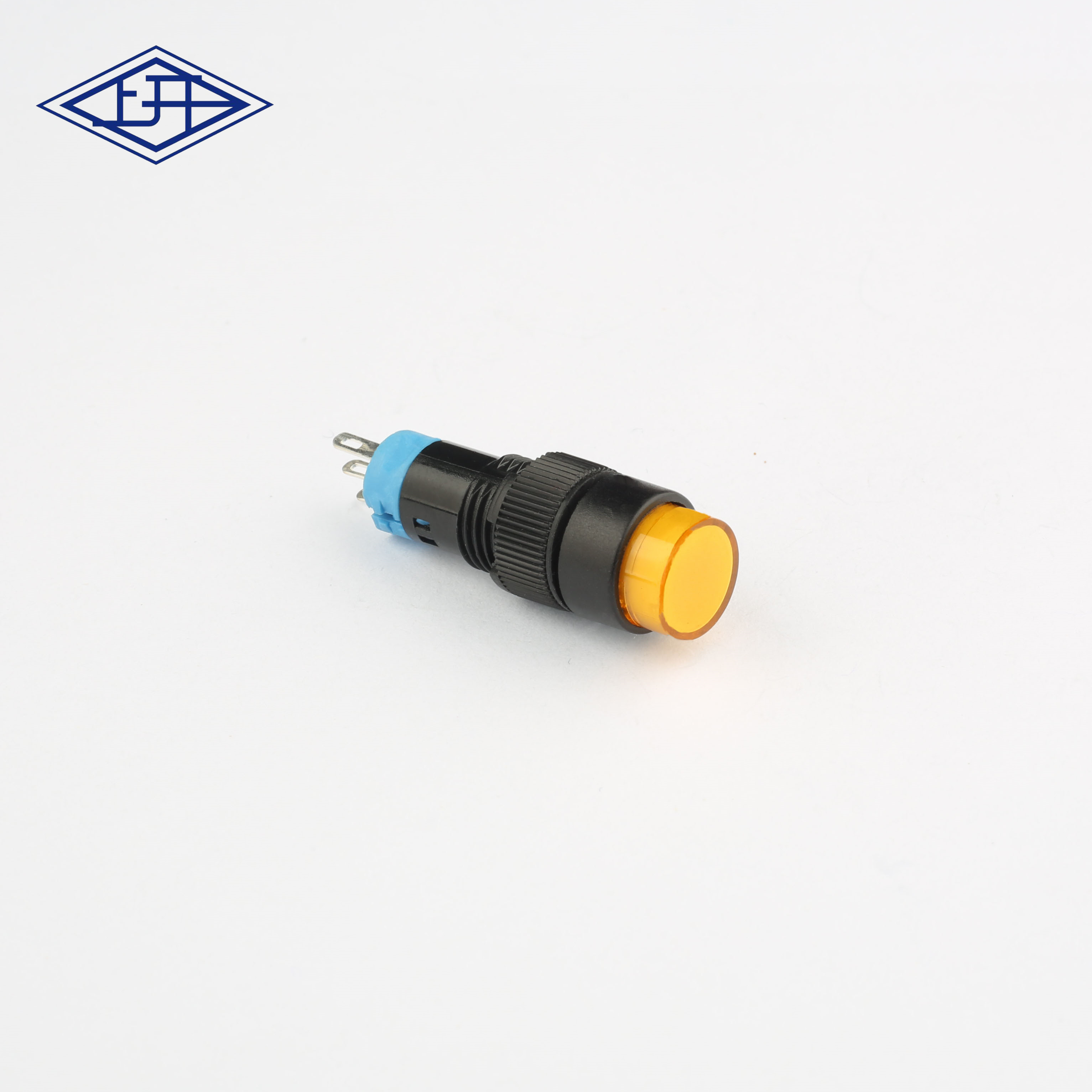 AD10圆形自锁黄色按钮