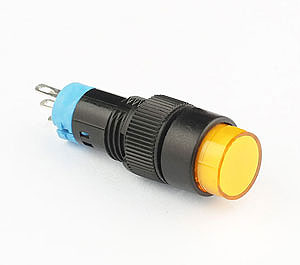 AD10 3 pins round alternate push button switch