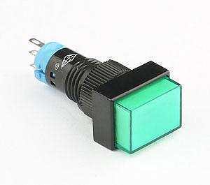AD10 3 pins rectangle momentary push button switch