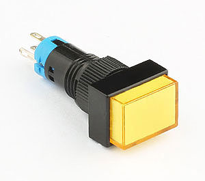 AD10 5 pins rectangle push button switch with indicator light