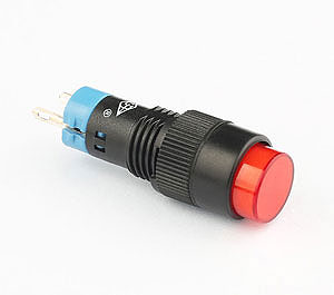 AD10 2 pins round red indicator light