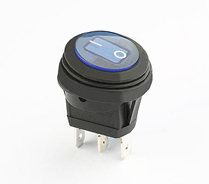 KCD8 3 pins waterproof on off rocker switch
