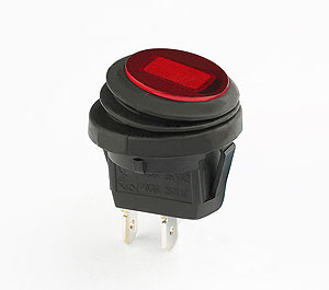 KCD8 3 pins waterproof red rocker switch